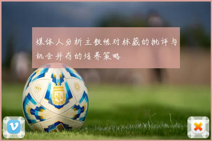 媒体人分析主教练对林葳的批评与机会并存的培养策略